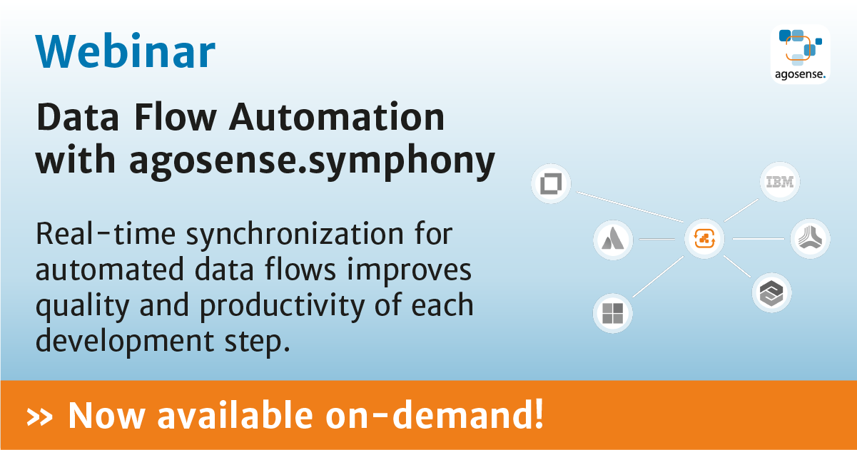 Webinar "Data Flow Automation with agosense.symphony" Webinar "Data Flow Automation with agosense.symphony"